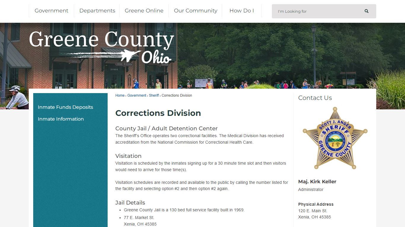 Corrections Division | Greene County, OH - Official Website